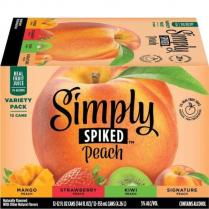 Simply Spiked - Peach Variety Pack (12 pack 12oz cans) (12 pack 12oz cans)
