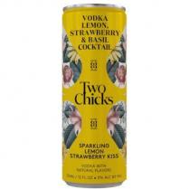 Two Chicks - Sparkling Lemon Strawberry Kiss (4 pack 12oz cans) (4 pack 12oz cans)