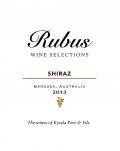 Rubus - Barossa Shiraz 0 (750)