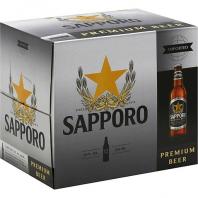 Sapporo - Premium Beer (12 pack 12oz bottles) (12 pack 12oz bottles)