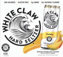 White Claw Hard Seltzer - Mango (6 pack 12oz cans) (6 pack 12oz cans)