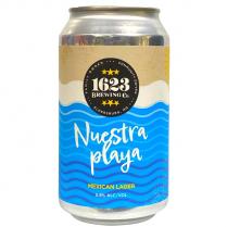 1623 Brewing - Nuestra Playa Mexican Lager (6 pack 12oz cans) (6 pack 12oz cans)